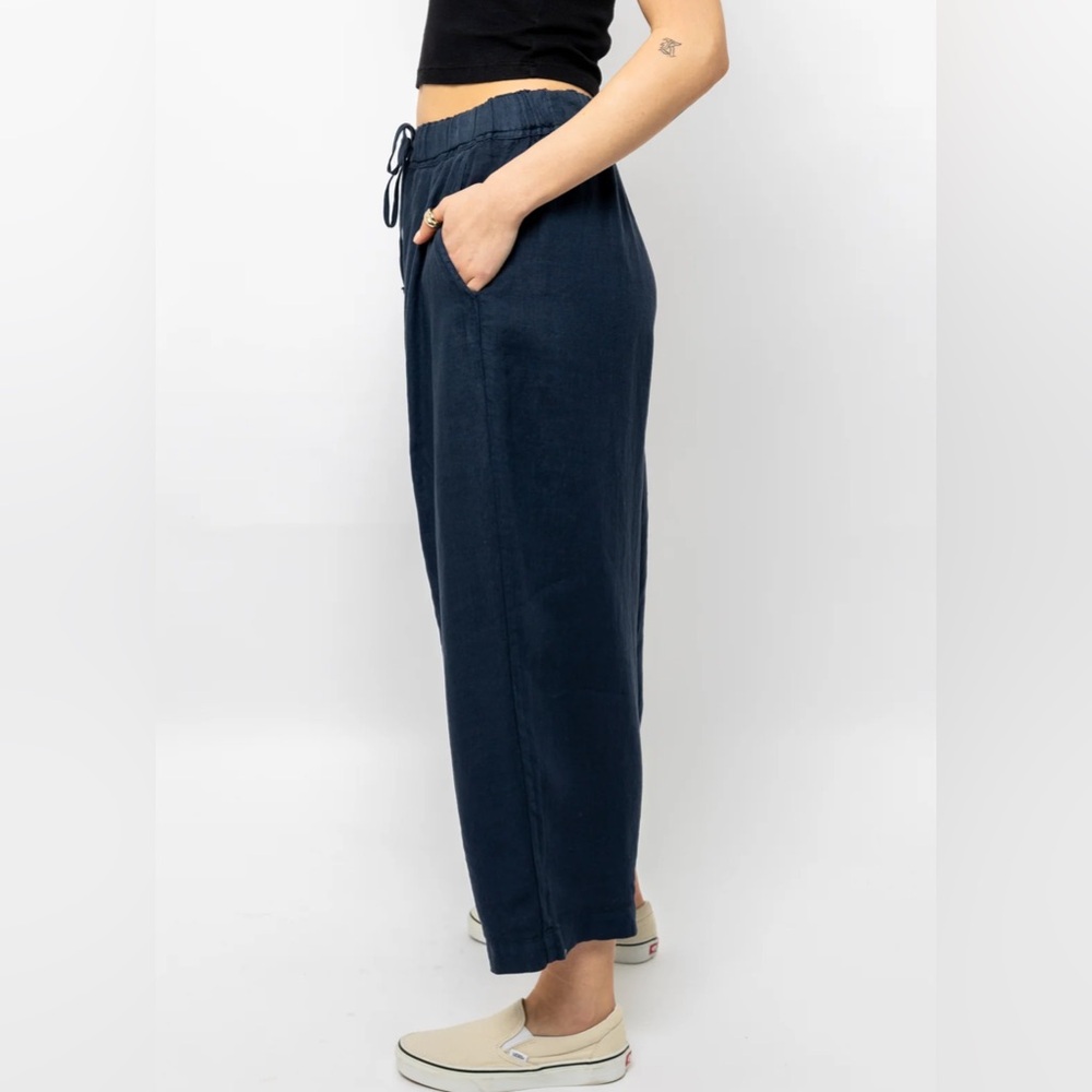 ISO: Velvet by Graham & Spencer Hannah wide leg pant in color Copen (navy) - Picture 2 of 3